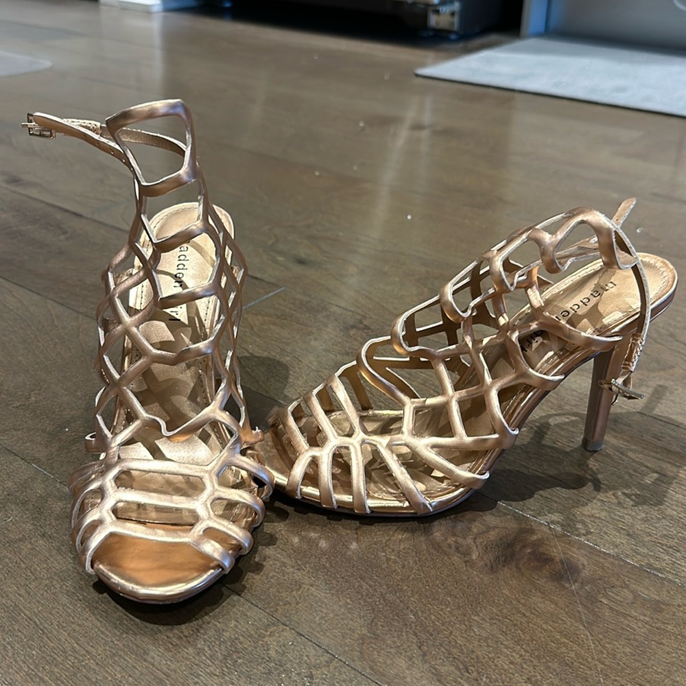 Strappy heels